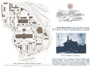 Umístění Café Pavilonu v rámci výstaviště.