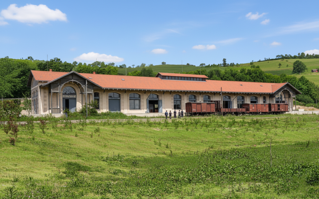 Dokončená železniční nakládka Pražsko-Duchcovské dráhy 1872