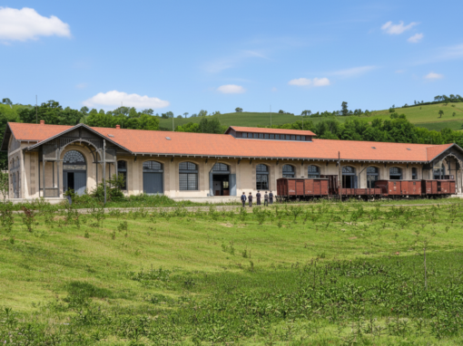 Dokončená železniční nakládka Pražsko-Duchcovské dráhy 1872